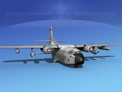 Fairchild VC-123K Provider V01 3D model