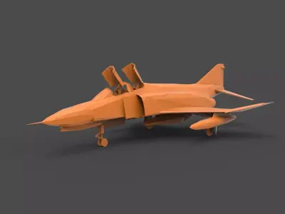 Douglas F-4 Phantom II 3D print model