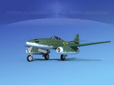 Messerschmitt ME-262A1 Swallow V06 3D model