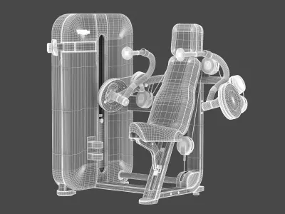 Technogym Selectorized Artis Arm Extension 3D model