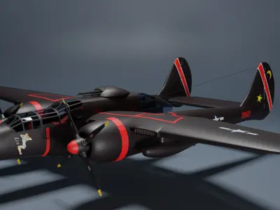 Northrop P-61 Black Widow 3D model