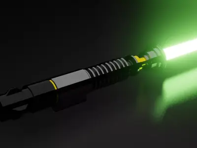 Light Saber -Starwars Low-poly 3D model