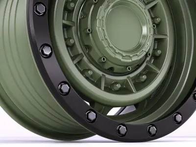 Tank Wheels M3 3D model