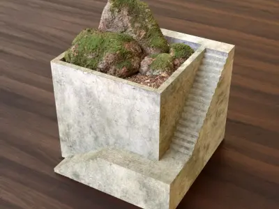 Lulino Mini House Pot Free 3D print model