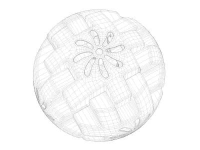 Toy 1 colorful ball 3D model