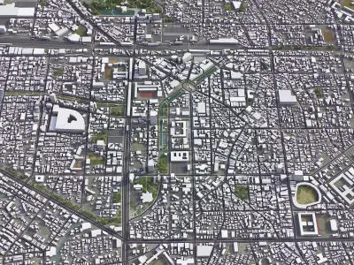Hsinchu Low-poly 3D model
