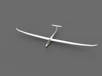 JS2 Revenant 6m Scale Sailplane 3D print model