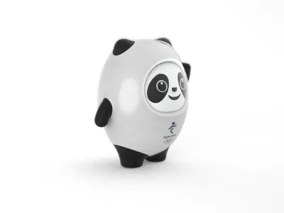 Mascot Bing dwen dwen 2022 Beijing Winter Olympic Games 3D model
