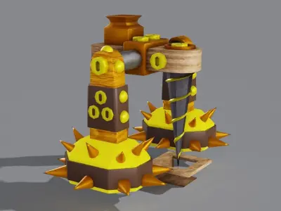 Ground driller 3D model