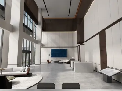 The Hotel Lobby 14 3D model