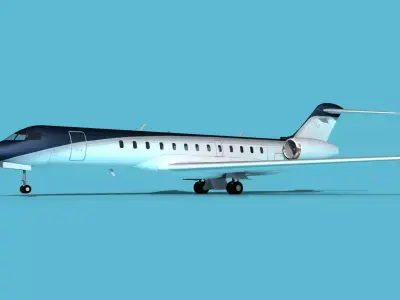 Bombardier Global 7000 V07 3D model