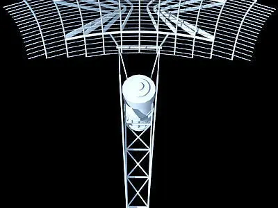 Detailed Radar 3D model