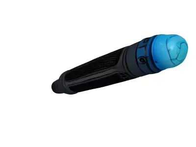 SciFi Stun Baton Glowing Weapon 3D model