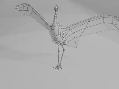 Crane package Low-poly 3D model