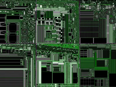 Industrial Units Collection 2 - 40 pieces 3D model