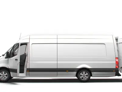 Mercedes Benz eSprinter Panel Van L4H3 RWD HQ Interior 2024 3D model