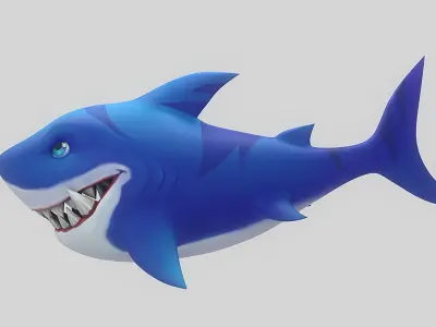 Cartoon Fish 16 Low-poly 3D model