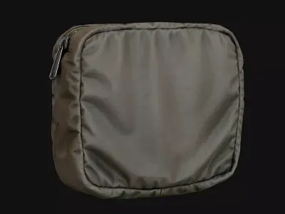 Pouches Low-poly 3D model