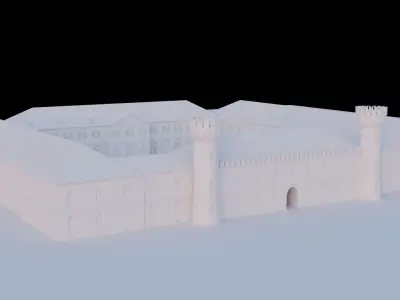 Castello di Pollenzo - High-Quality 3D model