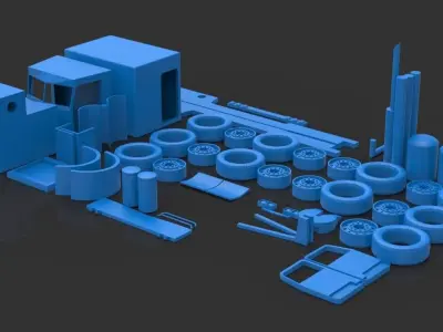 truck 3D print model purchase