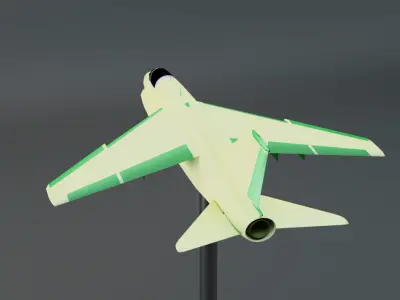 Corsair 2 aircraft 3D print model