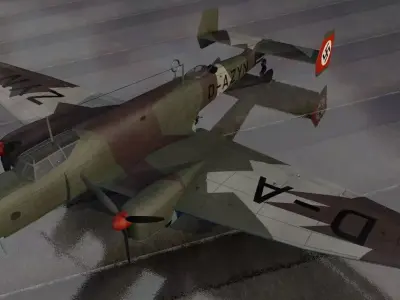 Junkers Ju-86 D-1 3D model