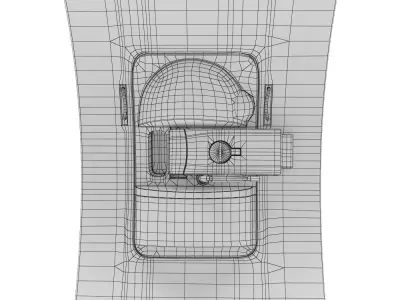  Door aircraft Boeing 787 3D model