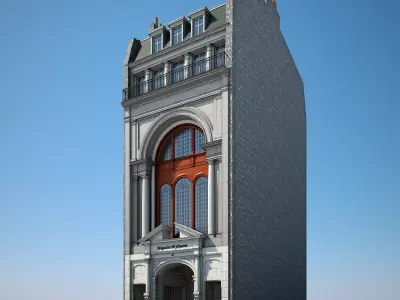 Old Building XXI 3D model