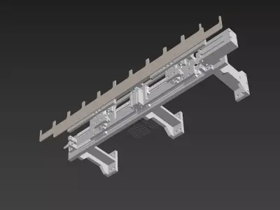 Equidistant loading mechanism 3D model
