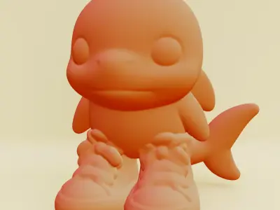 Baby Tralalero Tralala Boy Italian brainrot Printable 3D print model