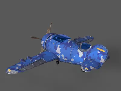 STYLIZED TOON AIROPLANES  VOL1 Low-poly 3D model