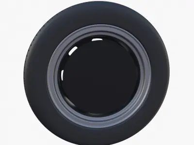 Generic Classic Car Wheel 3D model