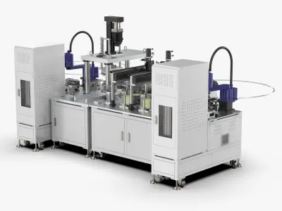 Automatic Copper Tube Grinding Full Circle Machine 3D model