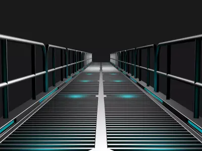 Metal Bridge 3D model buy