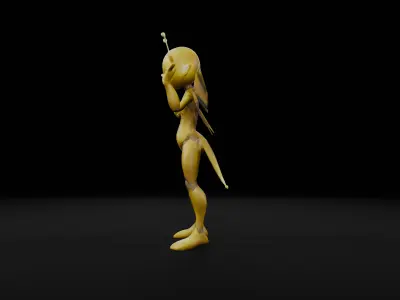 Lightning Sprit -3D Character for Games Animations Low-poly 3D model