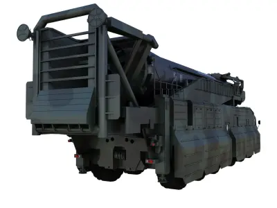 Hwaseong12 Missile launch vehicle 3D model