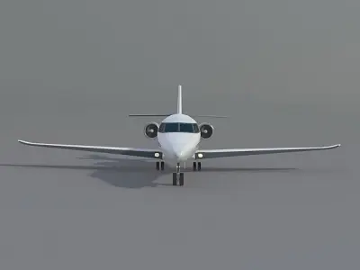 Cessna Citation Latitude business jet 3D model
