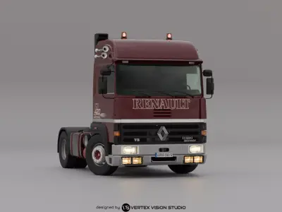 RENAULT R420 4X2 V8 Turbo Intercooler 3D model