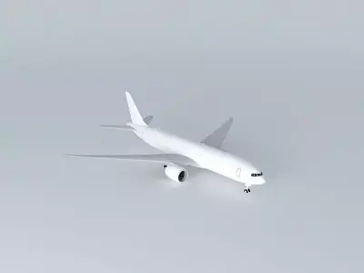 Template Boeing 777F Free 3D model