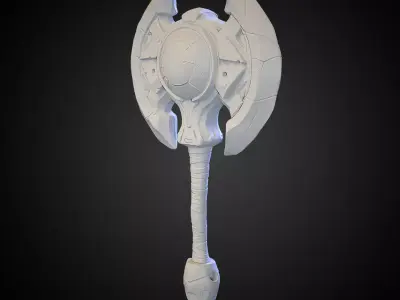 Stylized Axe 29 3D model