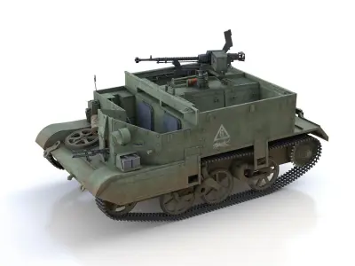 Bren Gun Carrier - BUC - Russian Army 3D model