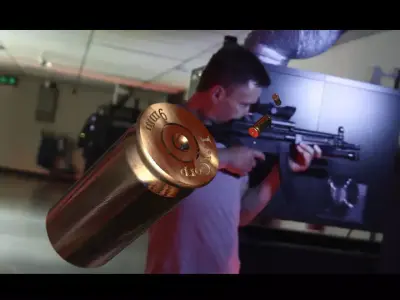 9mm Shell Casing Free 3D model