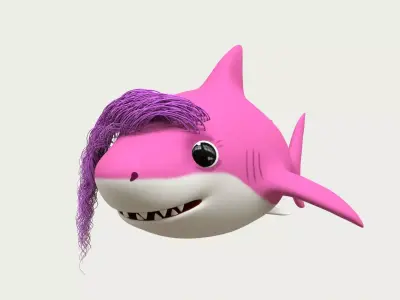 mama shark 3D model