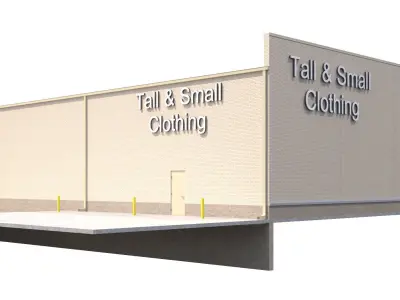 Retail-054 Retail Store 3D model