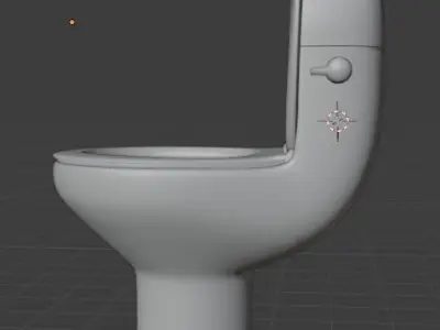 Toilet Free 3D model purchase