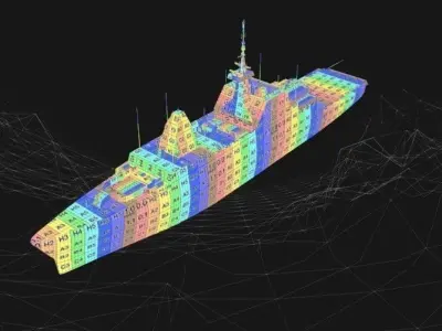 Navy Ship Formidable 3D model