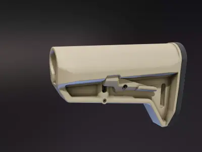 MOE SLK Stock Low-poly 3D model