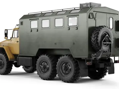 Ural 4320 kung 2015 3D model