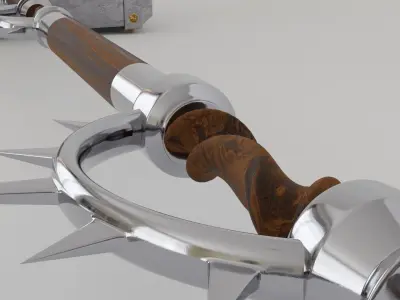 Twohanded Hammer 3D model
