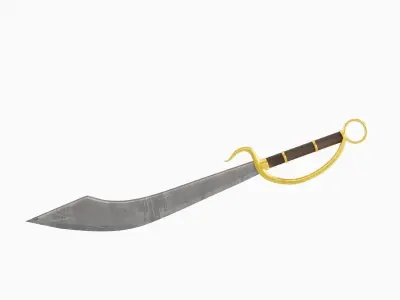 Fantasy Sword 02 3D model